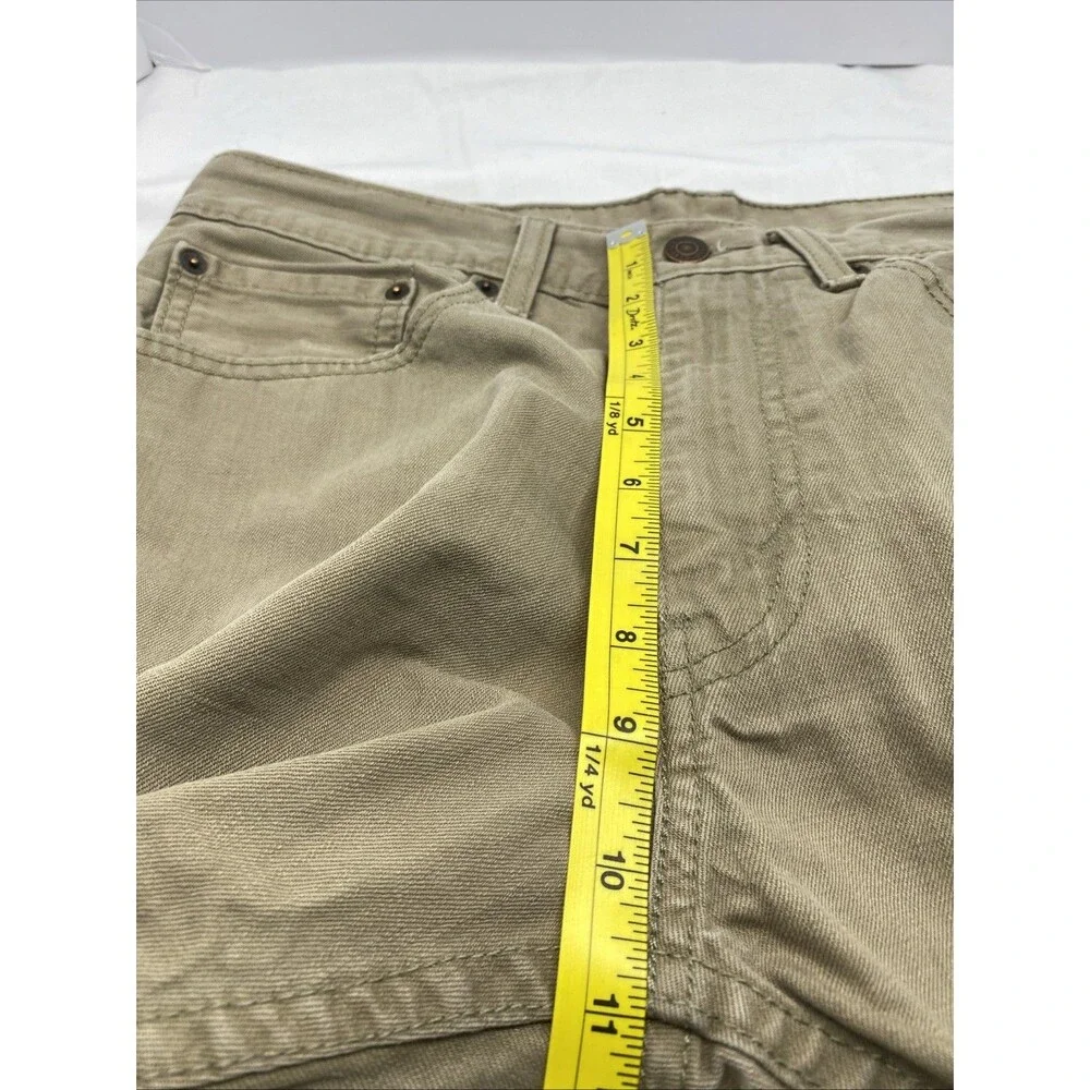 Levi’s 505 Regular Fit Men’s Jeans - Tan/Khaki - W33 L32 (Actual 32x30.5)